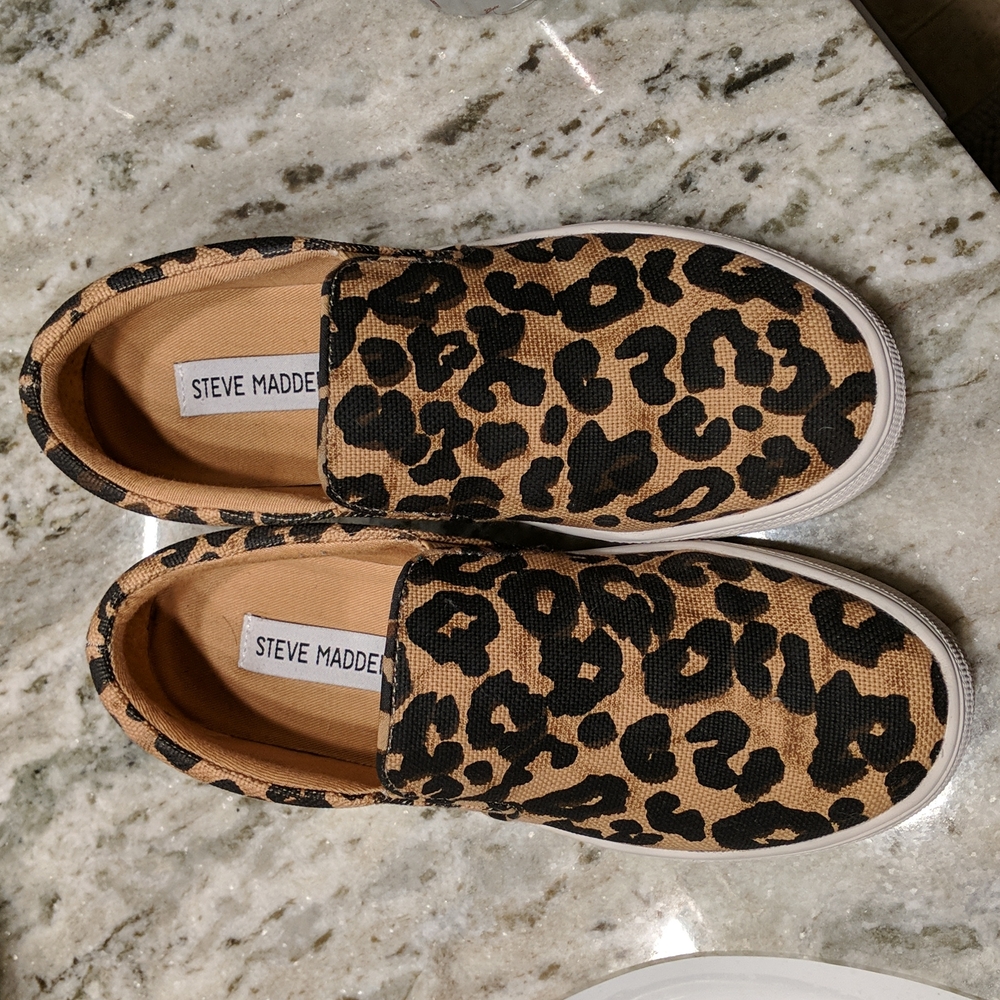 Steve Madden Leopard Sneakers